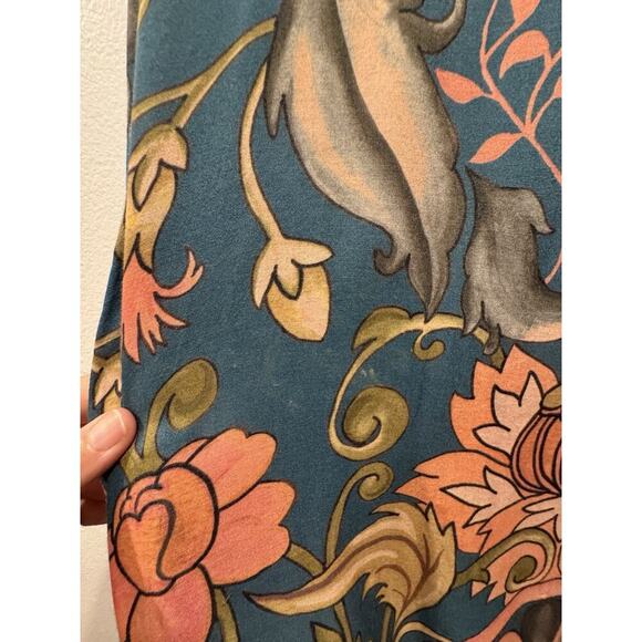 Powder UK Women’s Floral Print Kimono Wrap Colorful Festival Boho Artsy READ - Picture 10 of 16